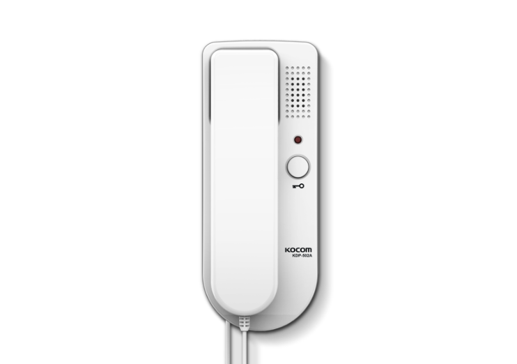 KOCOM 방범연동 컬러LCD 실내 IP폰 KDP-502A/D