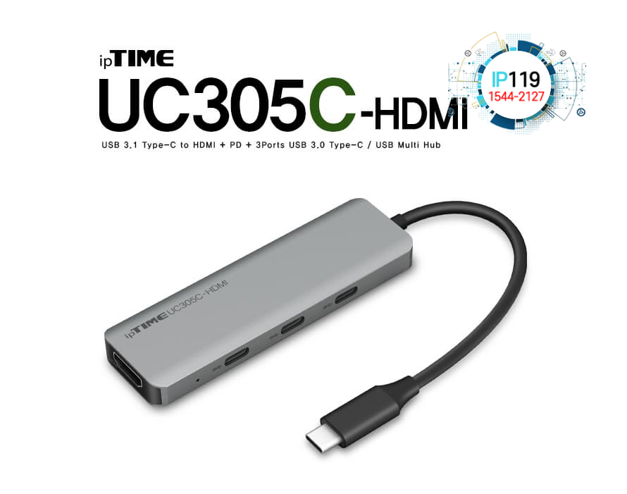 EFM네트웍스 아이피타임 효율적인 관리 USB 포트 확장 UC305C-HDMI