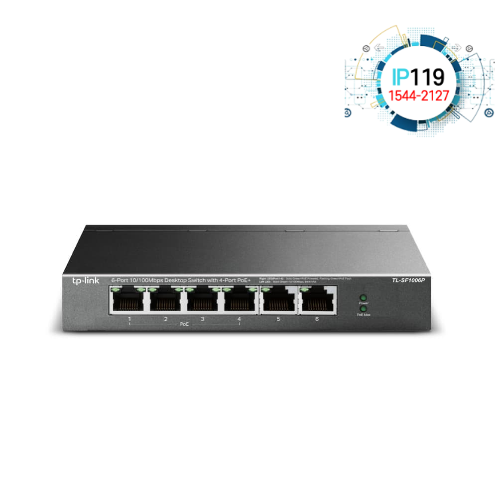 TPLINK 티피링크 스위칭허브 6포트 TL-SF1006P