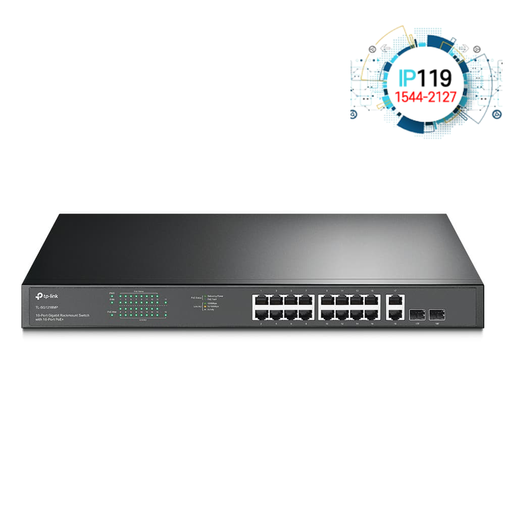 TPLINK 티피링크 기업용 스위치 빠른 속도 TL-SG1218MP